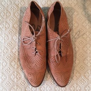 Madewell Brogue suede oxford size 8 GUC